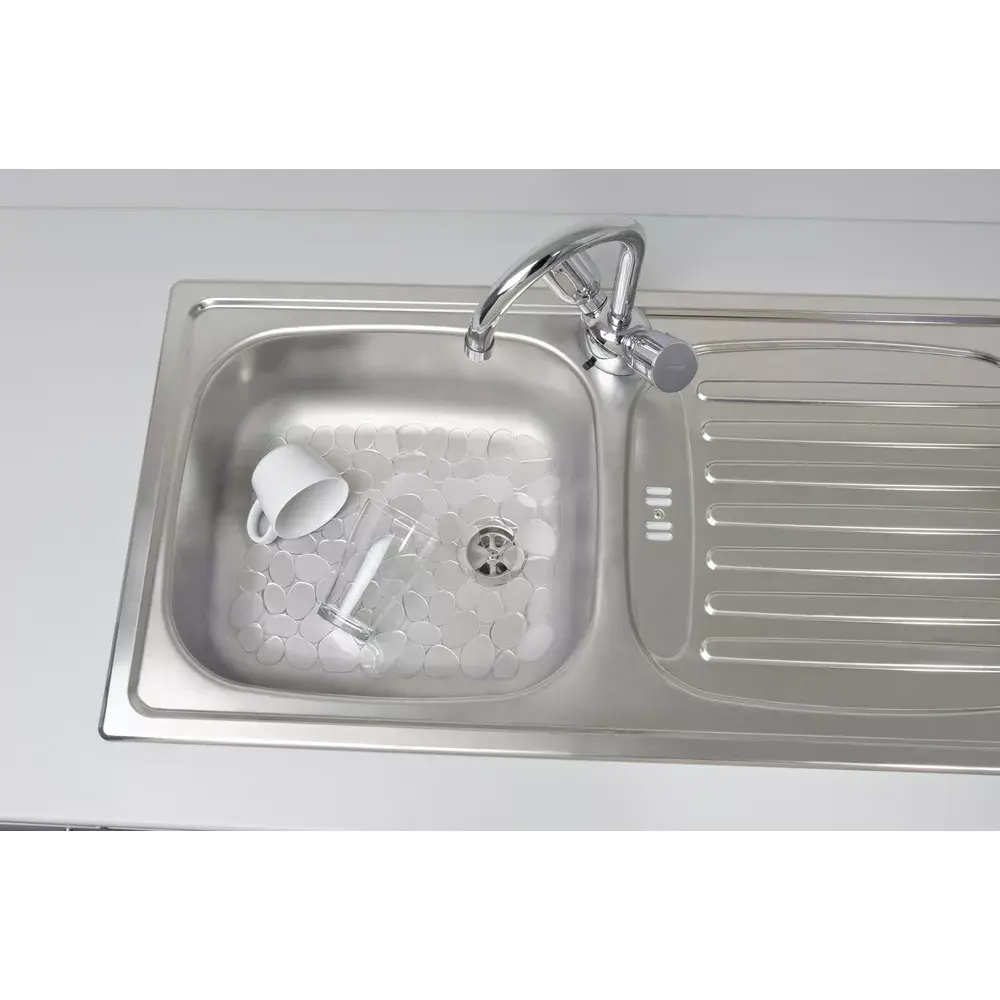 Wenko Sink mat Stone Transparent Photo 3