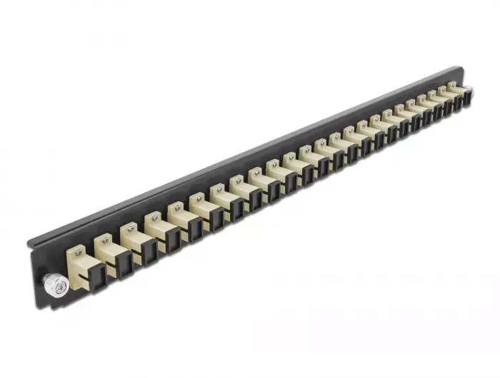 Splice Box Front Panel DeLOCK 19" 24 port SC Simplex Photo 2