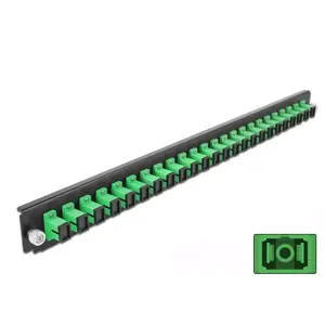 Splice Box Front Panel DeLOCK 19" 24 port SC Simplex green