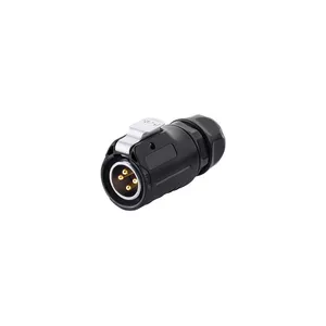 Wire Connector Alcasa IC01-20P401 S1 Power 4-Pin Black