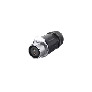 Соединитель проводов Alcasa IC01-20P202 S1 Power 2-pin Черный