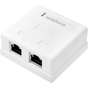 Network adapter Renkforce RF-4540914 CAT 6 2-port, white