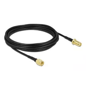 Antenna Cable DeLOCK SMA plug to SMA jack LMR/CFD100 5 m