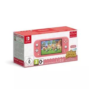 Nintendo Switch Lite (Coral) Animal Crossing: New Horizons Pack + NSO 3 months (Limited) portatīvā spēļu konsole 14 cm (5.5") 32 GB Skārienjūtīgais ekrāns Wi-Fi Koraļļkrāsas