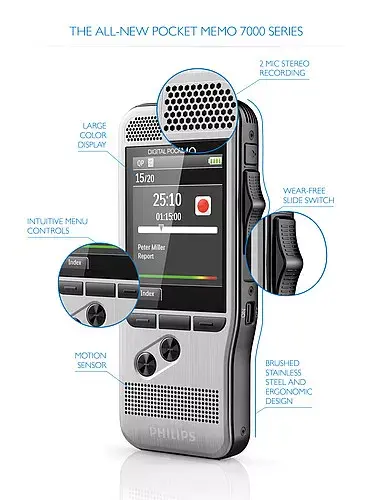 Balss ierakstītājs Philips DPM 7200 Photo 6