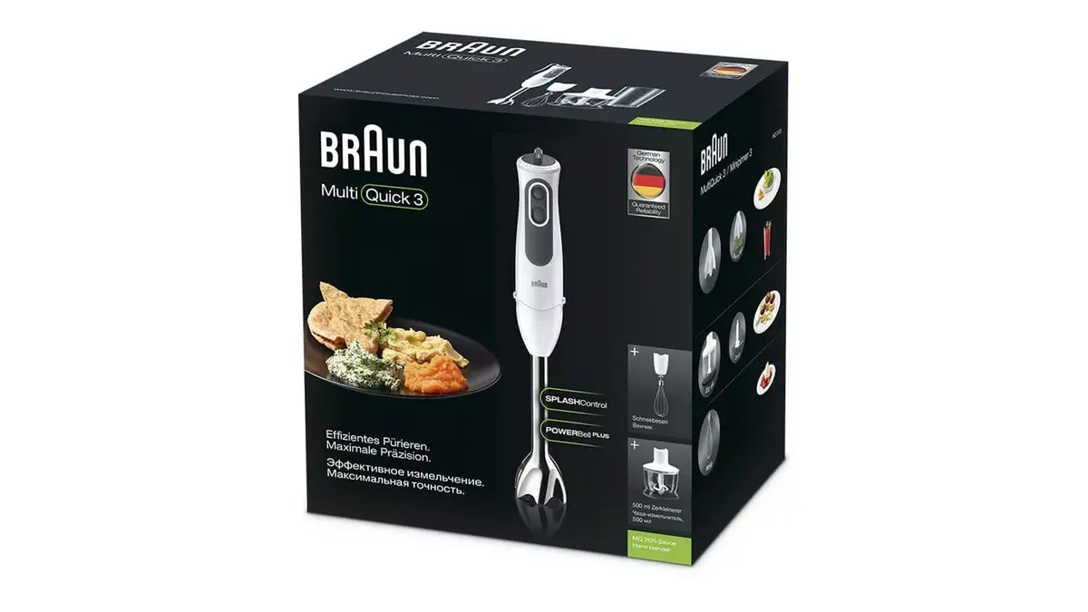 Погружной блендер Braun MQ 3135 WH Sauce Photo 10