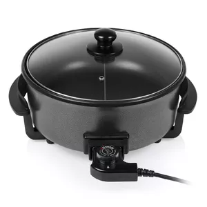 Multifunctional pan Tristar PZ-9135 XL Round Black Steel 1500W