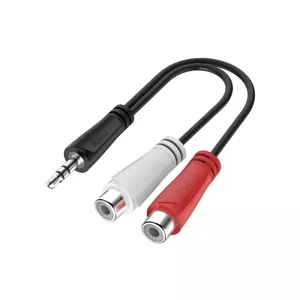 Hama 00200350 аудио кабель 0,15 m 3,5 мм RCA Черный