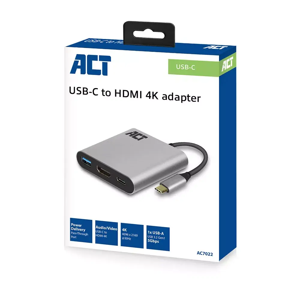USB-C multiport adapter ACT AC7022 Photo 3