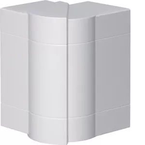 Cable trunking system accessory Hager BR651303H9016 — White ABS/PC, Height 68 mm