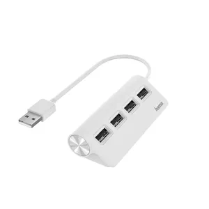 Hama 00200120 interface hub USB 2.0 480 Mbit/s White