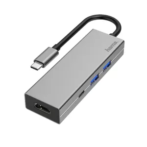 Hama 00200107 dokstacija USB 3.2 Gen 1 (3.1 Gen 1) Type-C Antracīts, Pelēks