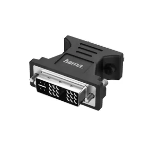 Hama 00200340 video kabeļu aksesuārs DVI-I VGA (D-Sub) Melns