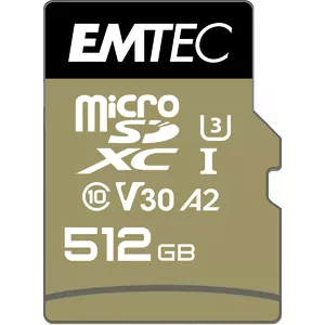 Memory Card Emtec 512GB MicroSDXC UHS-I ECMSDM512GXC10SP