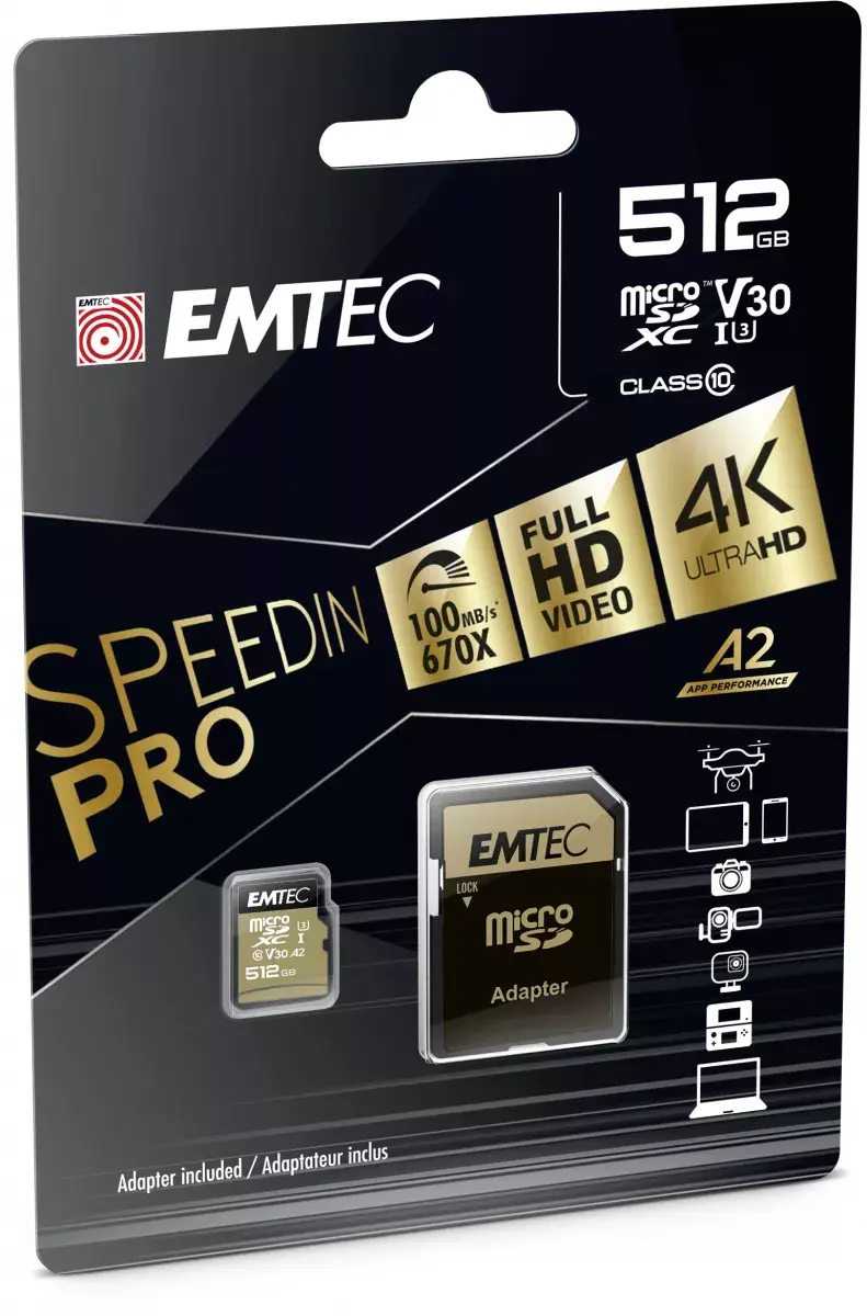 Флеш-карта Emtec 512ГБ ECMSDM512GXC10SP Photo 2