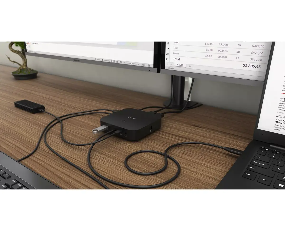 Док-станция i-tec USB-C Dual Display Docking Station Photo 11