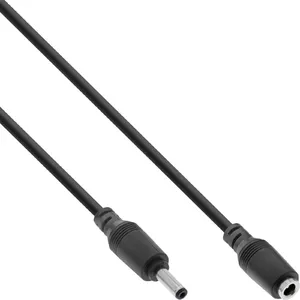DC extension cable InLine 26802C 4.0x1.7mm black 2m