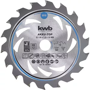 Пила дисковая KWB 581854 13 см 1 шт
