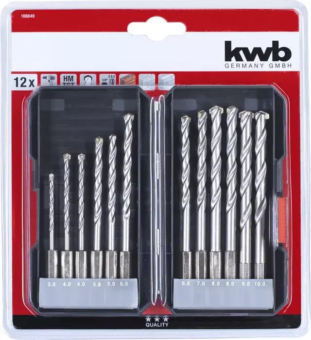 Masonry drill bit KWB 108840 Photo 5