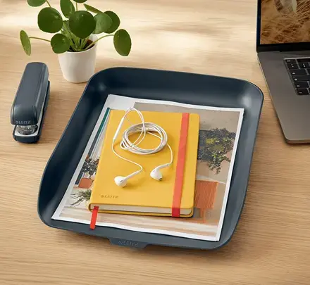 Leitz Cosy Letter Tray A4 Black Photo 2