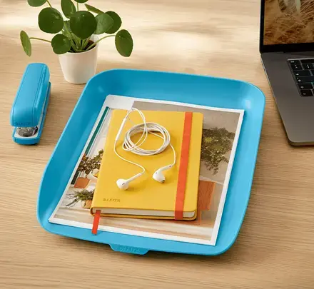 Leitz Cosy Letter Tray A4 Blue Photo 2