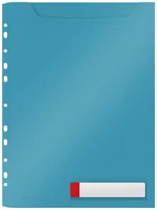 Leitz Cosy Privacy High Capacity Pocket File A4 Blue Polypropylene