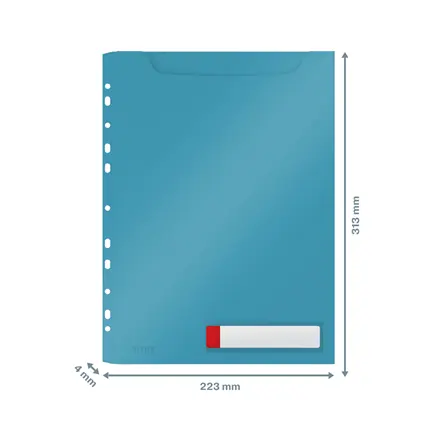 Leitz Cosy Privacy High Capacity Pocket File A4 Blue Photo 4
