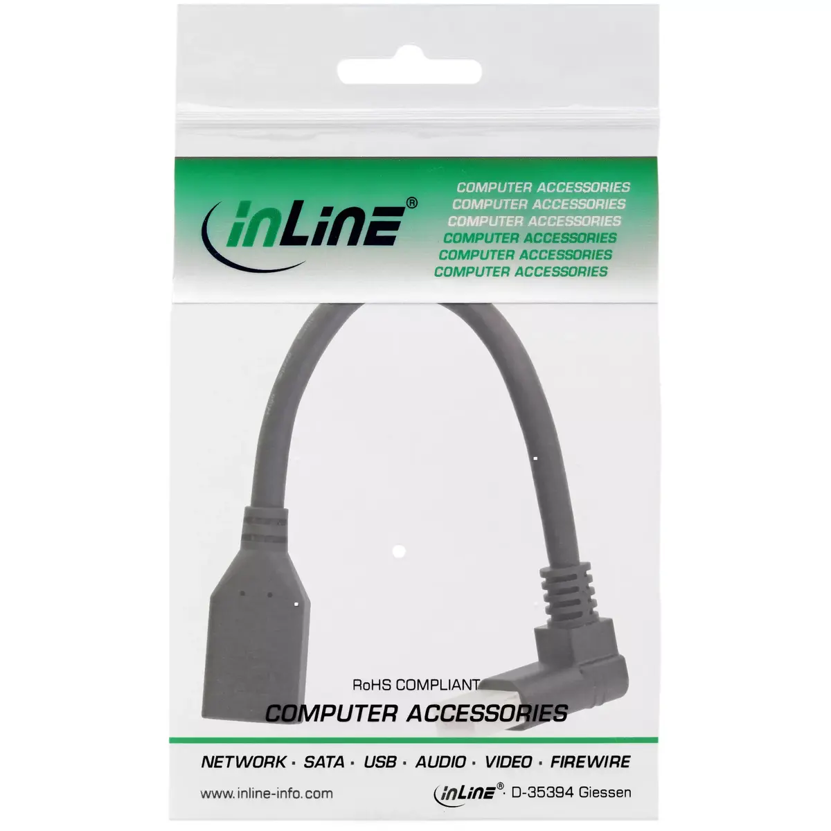 DisplayPort 1.4 adaptera kabelis M/F InLine 17159O Photo 2