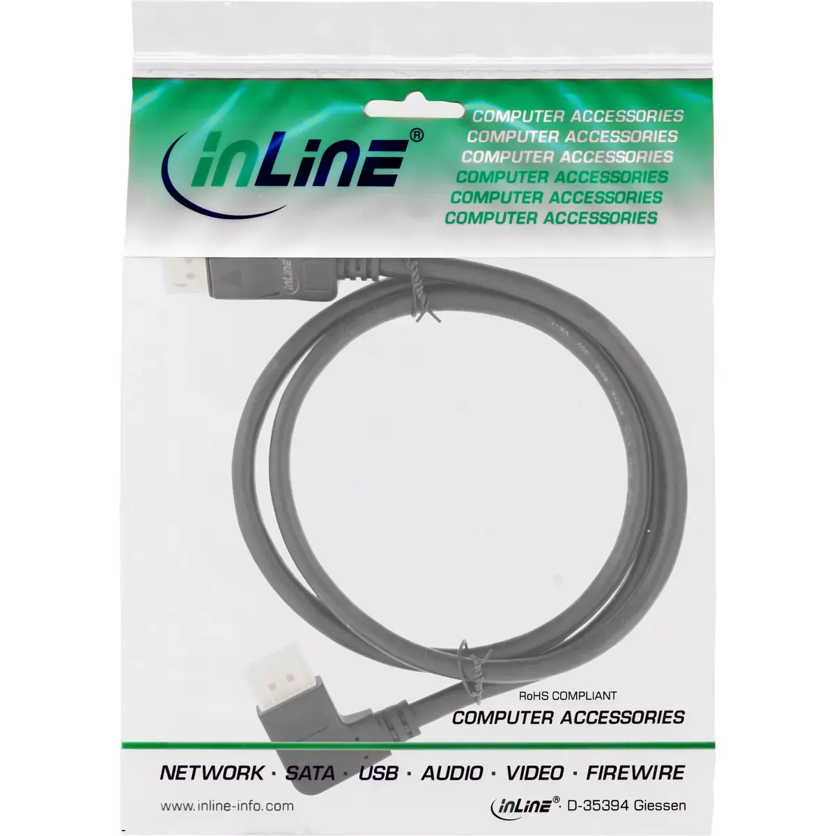 DisplayPort 1.4 kabelis InLine 17152L Photo 2