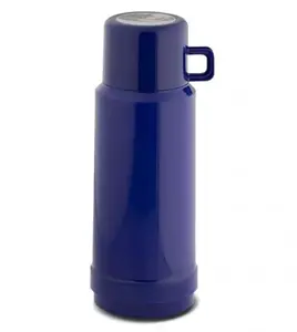 ROTPUNKT 604-06-14-0 vacuum flask with 1 L capacity in violet color, featuring glass interior and 24 hours hot keeping time, BPA-free