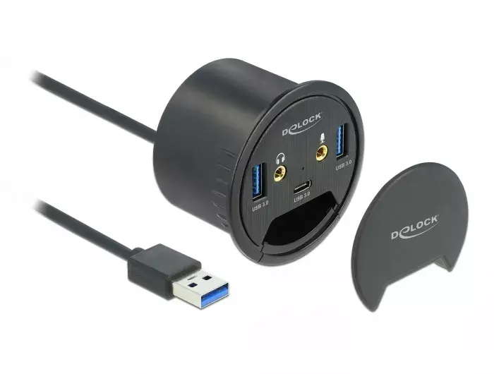 In-Desk Hub USB DeLOCK 3 Port 62794 Photo 2