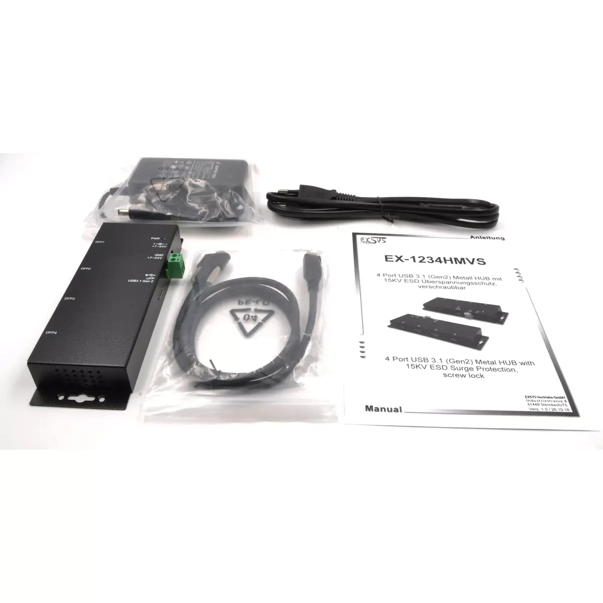 USB centrmezgls EXSYS EX-1234HMVS Photo 4