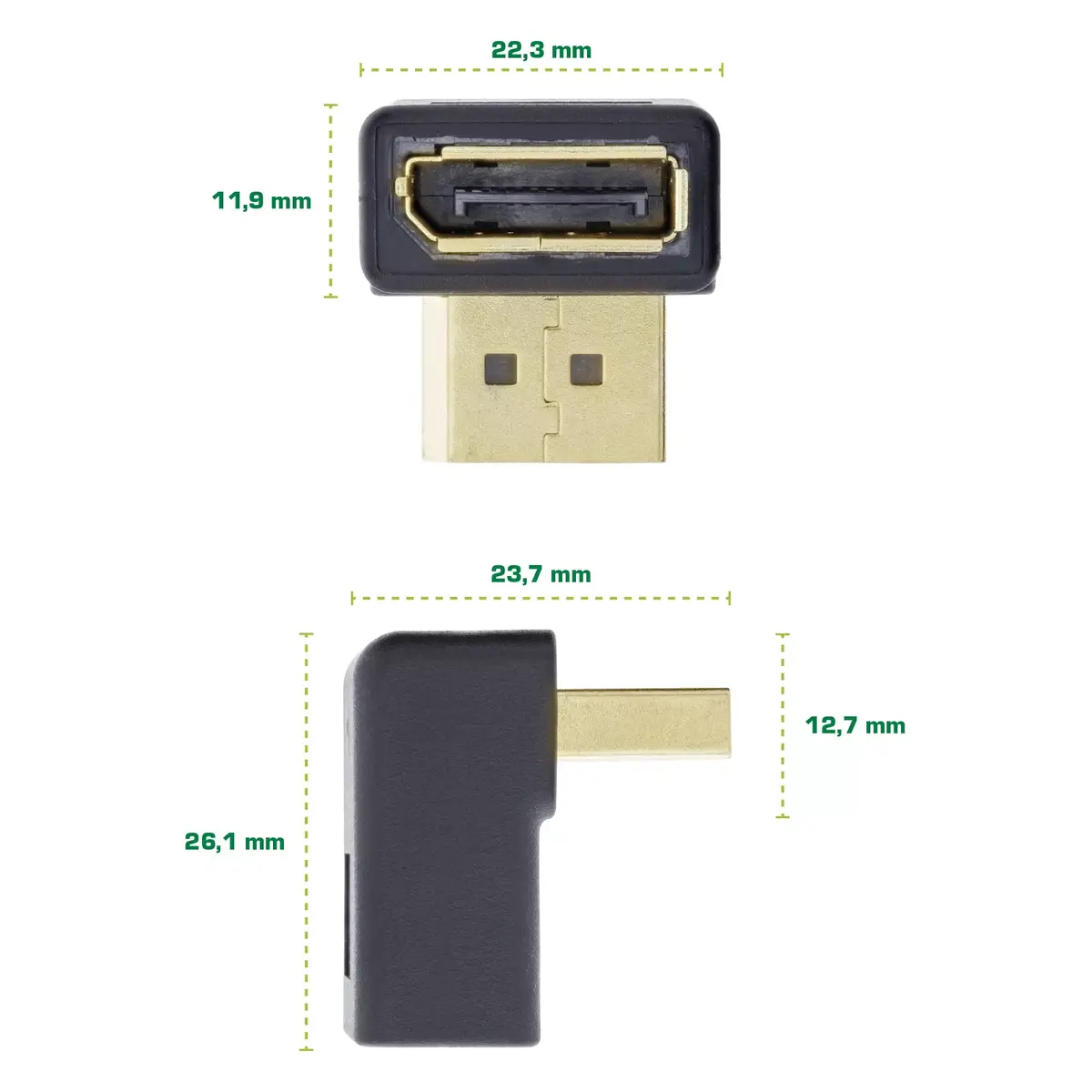 DisplayPort Adaptor InLine 17199U Photo 3