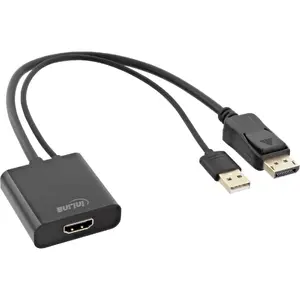 Переходник InLine HDMI F на DisplayPort M 17169P