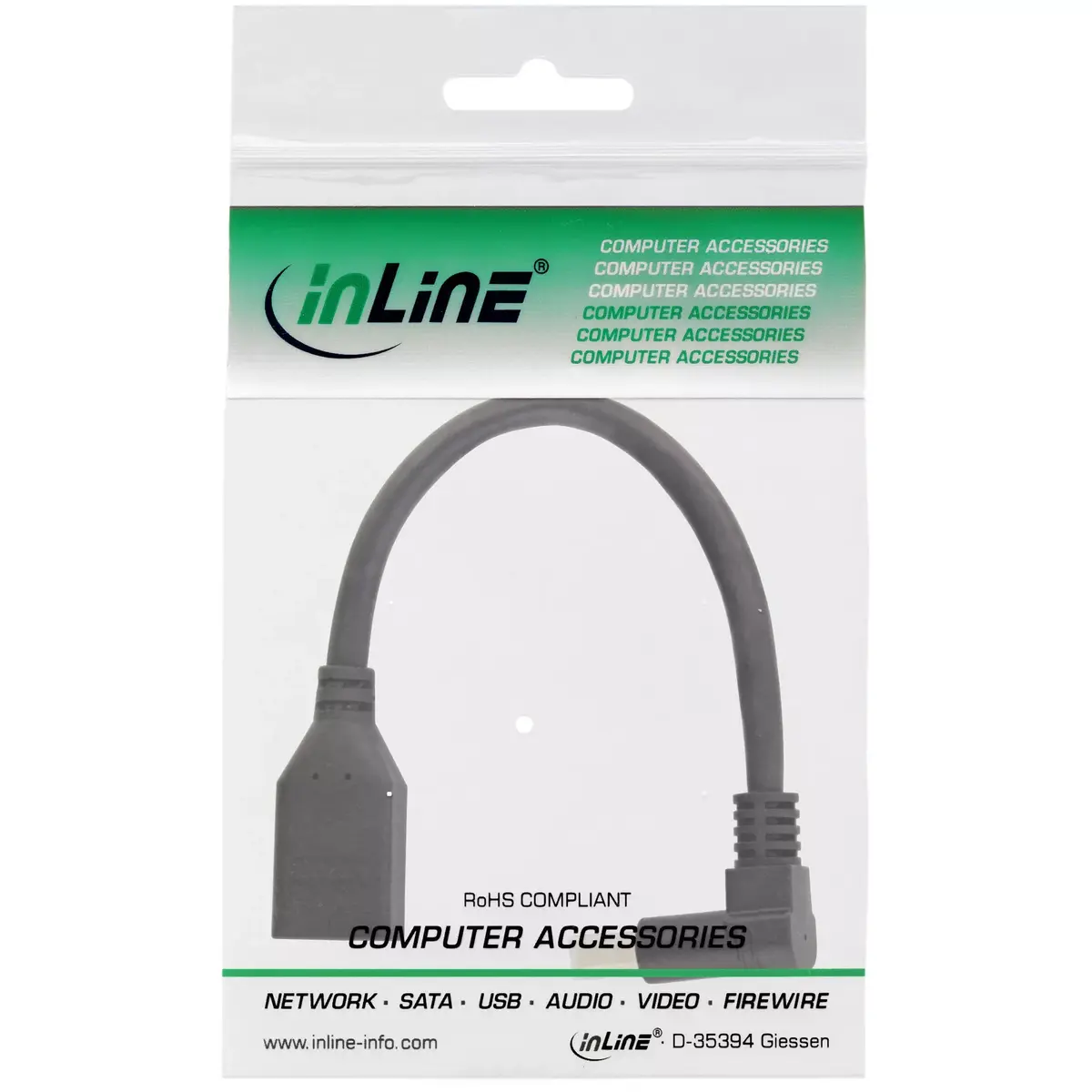 DisplayPort 1.4 adapter cable InLine 17159U Photo 2