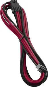 Iekšējais strāvas kabelis CableMod PCI-E 8-pin līdz PCI-E 8-pin 0.6 m melns sarkans