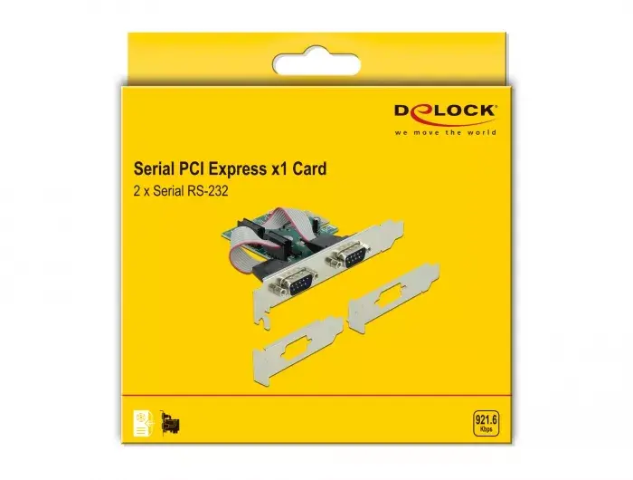 DeLOCK PCI Express x1 karte uz 2 x Serial RS-232 Photo 5