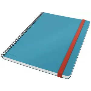Notebook LEITZ 44840061 B5 softcover, 80 sheets, 100 g/m², squared, blue, matt