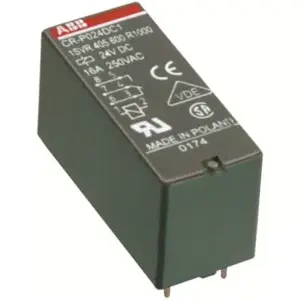 ABB CR-P024DC2 elektriskais relejs, 24V DC spole, 250V AC, 8A