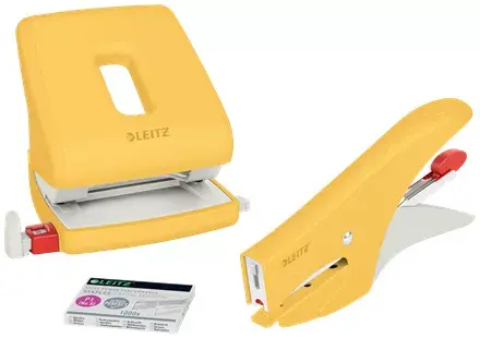 Степлер LEITZ 56450019 плоское крепление жёлтый Photo 7
