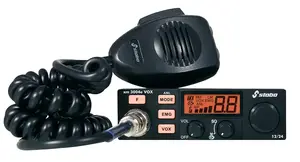 Рация Stabo XM 3004e VOX — 40 каналов, ЖК-дисплей, 12/24 В, чёрная