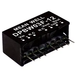 Адаптер/инвертор питания MEAN WELL DPBW06F-15 — 6 Вт, 15 В, 0.2 А
