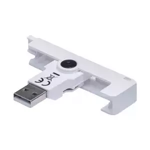 Identiv uTrust SmartFold SCR3500 A, USB, balts