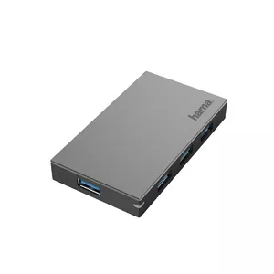 Hama 00200115 хаб-разветвитель USB 3.2 Gen 1 (3.1 Gen 1) Type-A 5000 Мбит/с Антрацит, Серый