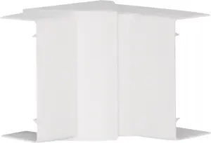 Adjustable inner corner PVC Hager LFF4009049016 for LF/LFF profiles 40×90 mm