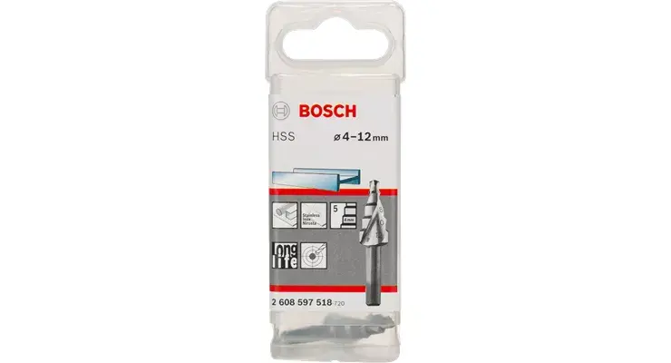 Step Drill Bits Bosch 2608587428 Photo 2