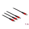 USB uzlādes kabelis DeLOCK 3 in 1 USB Type-C Lightning Micro USB Photo 2