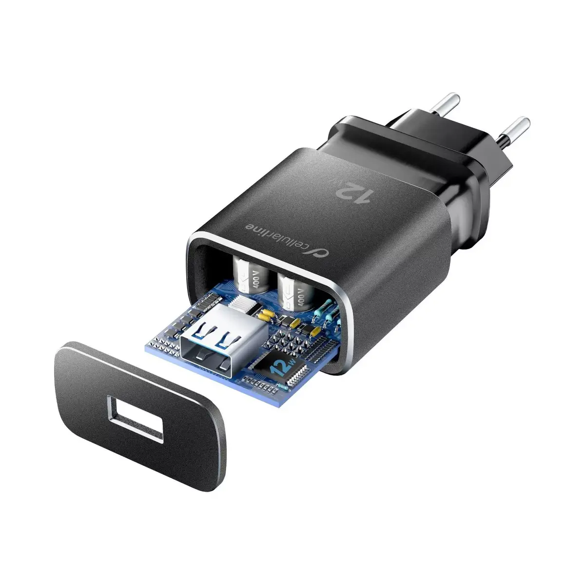 Зарядное устройство Cellularline Extreme 12W Lightning Photo 3