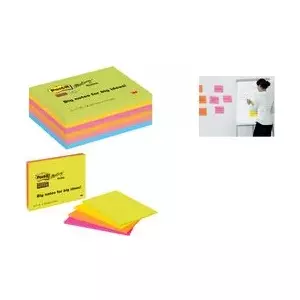 Sticky Notes 3M Post-it Meeting Notes 6445-3SS-EU 101×152 mm assorted 3 pads x 45 sheets