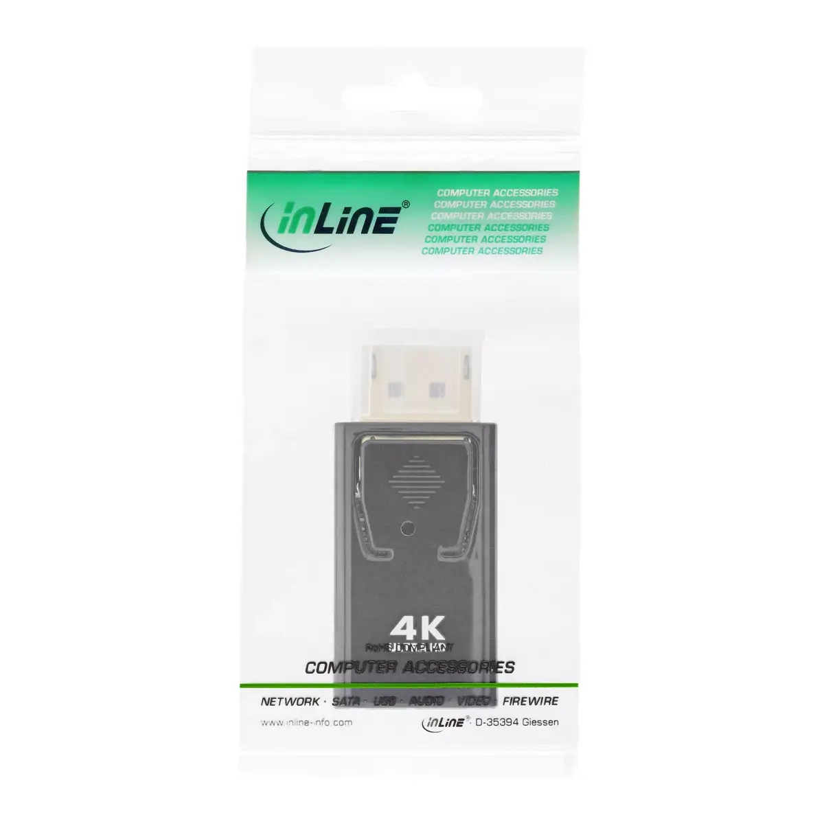 InLine konvertors DisplayPort male / HDMI female 17198M Photo 3
